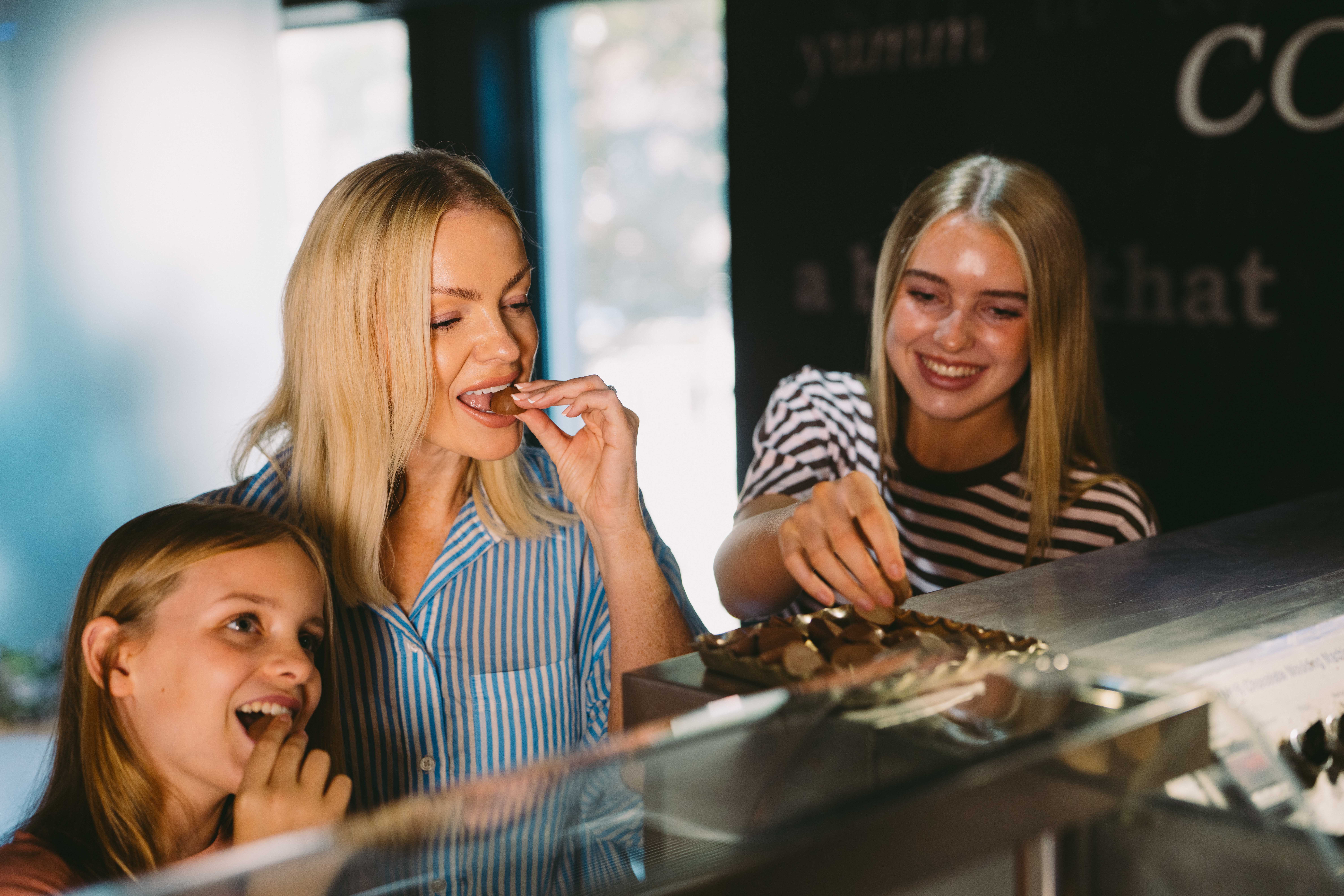 Sampling Chocolate Crafted By A Chocolatier